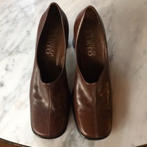FRANCO Sarto brown leather dress shoes size 8